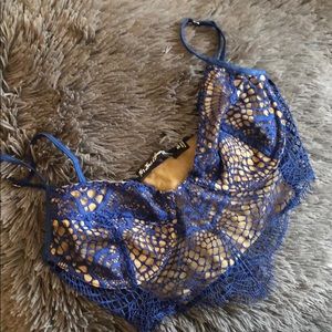 for love and lemons skivvies blue bra